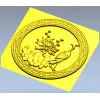 Павлин и пион - 3D модель STL для ЧПУ