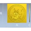 Павлин и пион - 3D модель STL для ЧПУ