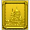 3D модель STL панно "Купола старого храма" для ЧПУ