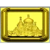 3D модель STL панно "Купола старого храма" для ЧПУ
