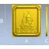 3D модель STL панно "Купола старого храма" для ЧПУ
