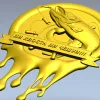 3D модель панно "Ни хвоста - ни чешуи" (STL для ЧПУ)