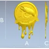 3D модель панно "Ни хвоста - ни чешуи" (STL для ЧПУ)