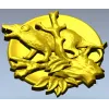 Лунный опоссум - 3D модель STL панно для ЧПУ