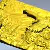 Панно "Орлы в горах" - 3D модель STL для ЧПУ