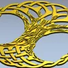 Celtic Interlaced Tree of Life STL for CNC carving