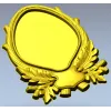 Oval Frame with Oak Leaves - Detailed STL 3D Model for CNC