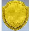 Ornate Shield Plaque 3D STL for CNC - Floral Border & Woven Field
