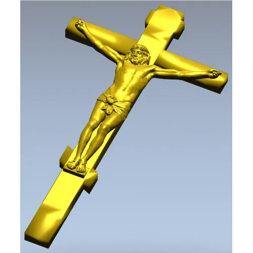 Распятие Христово - 3D модель STL для ЧПУ