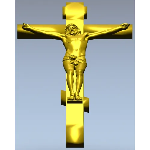 Распятие Христово - 3D модель STL для ЧПУ