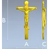 Распятие Христово - 3D модель STL для ЧПУ