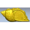 Seashell Cottage - detailed STL 3D model for CNC carving
