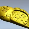 Seashell Cottage - detailed STL 3D model for CNC carving