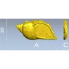 Seashell Cottage - detailed STL 3D model for CNC carving