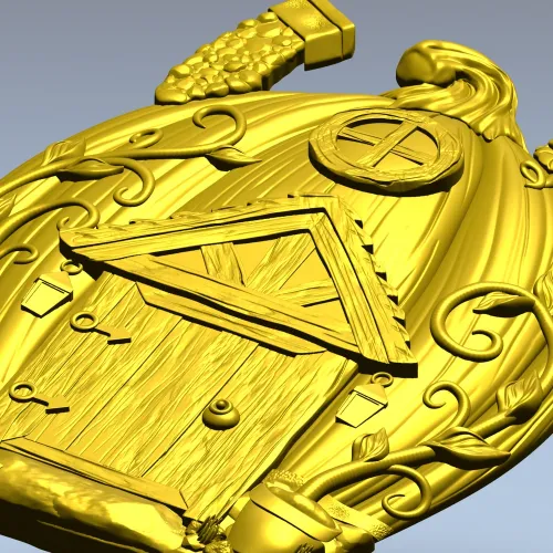 Тыквенный домик - 3D модель STL для ЧПУ
