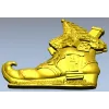 Elf Boot Cottage - detailed STL 3D model for CNC milling