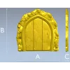 Декоративная дверца "Дверца Феи" - 3D модель STL для ЧПУ