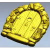 Starstone Cottage Door - STL 3D model for CNC carving