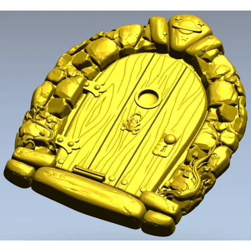 Starstone Cottage Door - STL 3D model for CNC carving