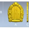 Starstone Cottage Door - STL 3D model for CNC carving