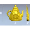 Чайник-домик - STL модель для ЧПУ