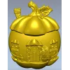 3D модель "Тыквенный домик" - STL для ЧПУ