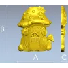Toadstool Cottage - STL 3D model for CNC router