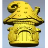 Fairy Mushroom Cottage STL Relief
