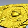 Oak Acorn Portal - high-relief STL 3D model for CNC milling
