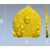 Oak Acorn Portal - high-relief STL 3D model for CNC milling