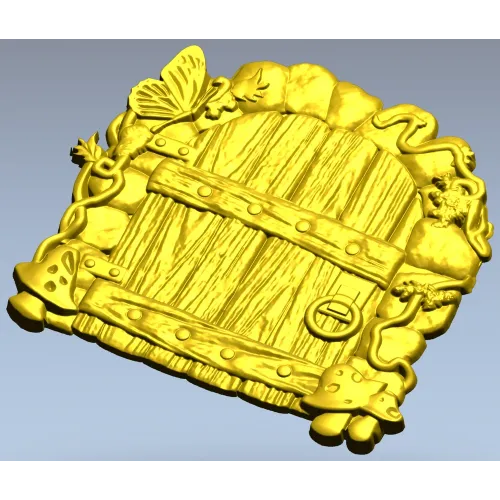 Сказочная дверца - 3D модель STL для ЧПУ
