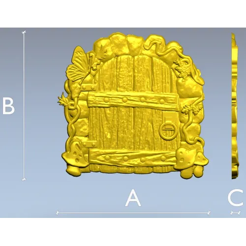 Сказочная дверца - 3D модель STL для ЧПУ