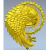 Орлиный Мечтатель - рельефная 3D модель в формате STL для ЧПУ