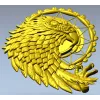 Орлиный Мечтатель - рельефная 3D модель в формате STL для ЧПУ