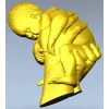 Ребёнок в ладонях - 3D модель STL для ЧПУ