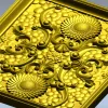 Sunflower Baroque Decorative Panel - STL model for CNC milling