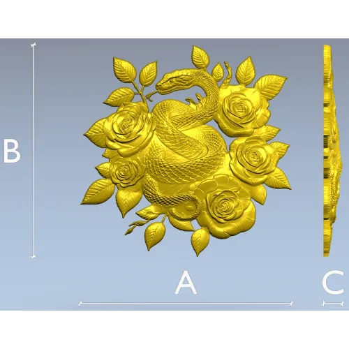 Змеиный венец - 3D модель STL для ЧПУ