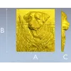 Лабрадор у камышей - stl панно для ЧПУ