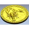 Медальон Морской рак - STL для ЧПУ