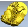 Kraken's Bounty Relief - high-relief STL 3D model for CNC