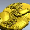Kraken's Bounty Relief - high-relief STL 3D model for CNC
