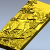 3D модель STL "Горный олень" - рельефная панель для ЧПУ