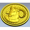 Медальон с головой барана - 3D модель STL для ЧПУ