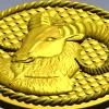 Медальон с головой барана - 3D модель STL для ЧПУ