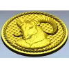 Медальон с головой барана - 3D модель STL для ЧПУ