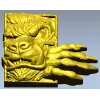 Wolf Paw Breakthrough - high-relief STL for CNC