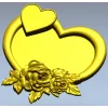 Сердце с розами - 3D модель STL для ЧПУ