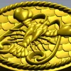 Cancer Zodiac Medallion STL - 3D Model for CNC Milling