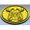Cancer Zodiac Medallion STL - 3D Model for CNC Milling