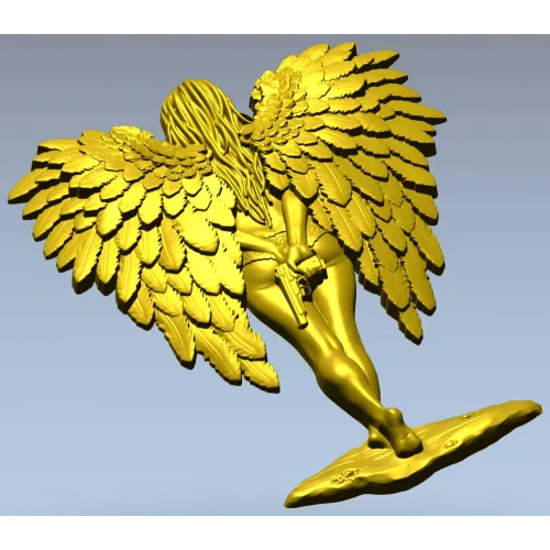 Крылатая стражница - 3D модель STL для ЧПУ